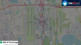 LIVE AIR TRAFFIC - KMCO ORLANDO AIRPORT - ADSB EXCHANGE AND LIVE ATC | STREAM