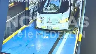 Estos son los videos cuando el bus que se accidentó fue llevado a pruebas al CDA