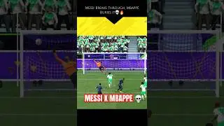 Messi Threaded the PASS&hellip; Mbapp&eacute; Did the REST 🐐⚡ #fcmobile #shorts