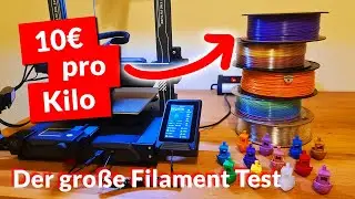 PERFEKTE Ebenen-Haftung und PLA f&uuml;r NUR 10&euro;?! | Der gro&szlig;e Filament Test #2