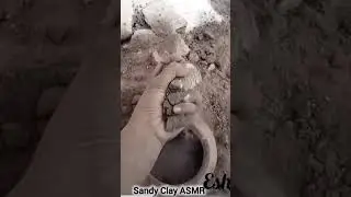mix sand in clay pot #satisfying #oddlysatisfying