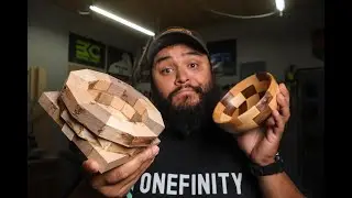 How to turn a segmented bowl! Turning it LIVE!