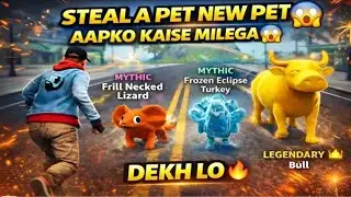 NEW UPDATE FAST RUNNING PROBLEM SOLVE 🤩STEAL A PET FAST RUNNING TRICK 🤯FREE FIRE CRAFTLAND MAP