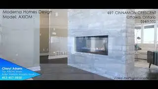 Moderna Homes Ottawa - OPEN HOUSE - Fireplace 4K