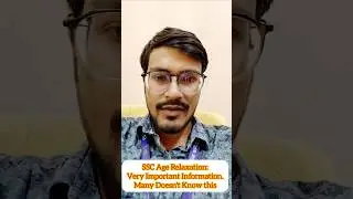 SSC Age Relaxation Rule:Very Important Information,Many Doesn't Know This#ssc#shorts