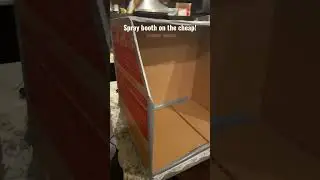 DIY spray booth for upcoming project!