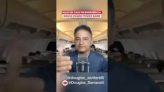 MAIS UMA EMERG&Ecirc;NCIA ENVOLVENDO POWER BANK #seguran&ccedil;aa&eacute;rea #flightsafety#flysafe #avia&ccedil;&atilde;o#powerbank