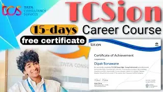 TATA Free Courses and Certificate | TCSion free Certification Course | Online Course | Troop Tech
