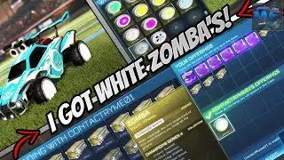 I FINALLY GOT WHITE ZOMBA'S! | Free Painted Zomba's? | Buying The Full CC4 Zomba Set | Rocket League