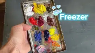 Save Your Oil Paints From Drying Out!  Here's How!