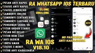 RA WHATSAPP IOS V18.10 TERBARU 2023 || RA WA IOS TERBARU 2023