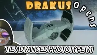 Drakus Opens Star Wars Tie Fighter Advanced Prototype V1 from Star Wars Rebels