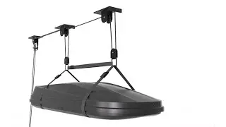 KOSEOO Cargo Box Pulley System Garage Storage, Heavy-Duty Kayak/Canoes/Bikes/Ladders Ceiling Hoist