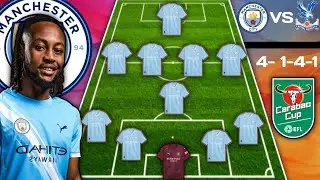 MANCHESTER CITY VS NEWCASTLE UNITED ✅ MANCHESTER CITY PREDICTIONS LINEUP (4-1-4-1) EFL SEMI FINAL