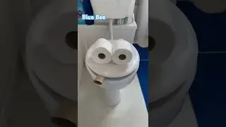 Smoking toilet #bluebee #funny #harryblues
