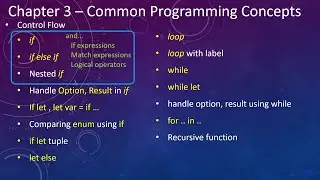 ch3 part 18.1 control flow - if, else if, nested if, logical operators, expressions - by impl Rust