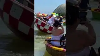 Performance by the Locals During the Coconut Boat Ride in Vietnam