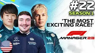F1 MANAGER 23 | THE MOST EXCITING RACE! | Williams CAREER MODE #22 | F1 Manager 2023 #f1manager23