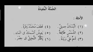Irab contoh Materi Jumlah Mufidah (Nahwul Wadih 1)