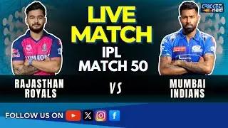 🔴RR vs MI LIVE | IPL 2025 Live Score | Rajasthan Royals vs Mumbai Indians | Scorecard