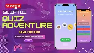 🧠🎮 SwiftUI Animal Quiz Adventure for Kids! 🐾✨ | Interactive Character Picker + Fun Animal Facts