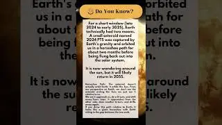 Do you know earth had two moon for very short period of time?#amazingfacts #moon #earth #horseshoe
