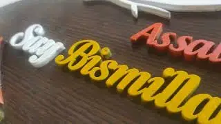 Cloud ☁️ Shape Colorful 😁 Door Nameplate &hearts;️