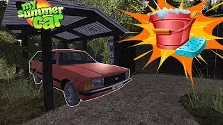 Car cleaning, mysterious ghost? Forest addon (MOD) part 2 - My Summer Car #48