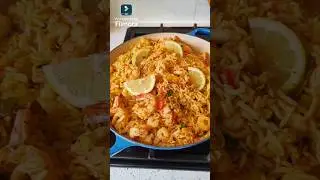 Пикантный рис с креветками #рис с креветками #пикантныйрис с креветками #жареныйрисскреветками #р...
