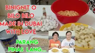 Cooking Bilo-bilo (binignit) this Holiday in UAE