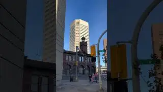 old fire station in the heart of downtown
