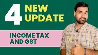 Income Tax & GST New Update | TDS & Income Tax Date Extended | GSTR-1 4 & 6  Digit HSN Code | MPTC