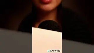 Person making ASMR sounds with soothing voice #ai #asmr #asmrai  #oddlysatisfying