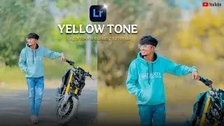 Cinematic Yellow tone Photo Editing Tutorial ( Lightroom Mobile )