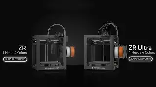 WonderMaker ZR Ultra | 4 głowice narzędziowe | Druk wielokolorowy i wielomateriałowy | CoreXY | Oprogramowanie Open Source