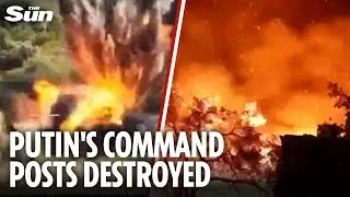 Ukraine OBLITERATES multiple Russian army command posts in Donetsk after massive missile operation