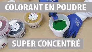 Comment employer le colorant super concentr&eacute; en poudre CX-43 Concrete Color - Baixens