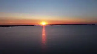 Sunset over Green Bay