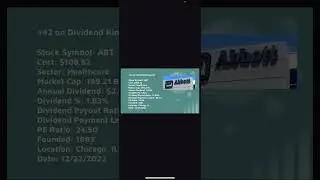 (ABT) #42 Dividend King of 48