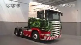 Vehicle Wrapping by Ast Transport Branding