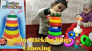 Baby Stacking Rings| Toys for toddlers|  Learning toys  #stackingrings #stackingtoy #toys #toyskids
