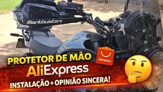 Protetor de m&atilde;o para a Himalayan 450 do Aliexpress! Presta?!