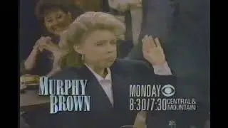 1989 Murphy Brown - Smoking TV Show Promo