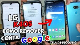 COMO DESBLOQUEAR CONTA GOOGLE DO LG K40S OU SENHA DE BLOQUEIO SEM PC, ANDROID 10. FÁCIL!
