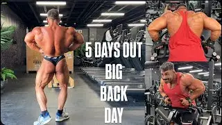 Big Back Workout at Champs Elysium 5 Days Out from Texas Pro