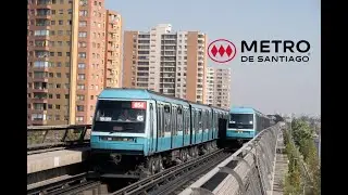 Metro de Santiago - Subways in Santiago -  Compilation Video #9