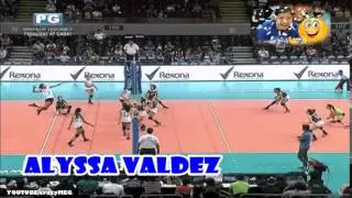 ウィングスパイカー Alyssa Valdez season MVP| back attack part2 😆