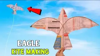 How to make eagle kite 🦅|| How to make paper kite| how to make paper eagle kite