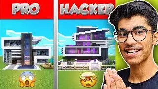 PRO vs HACKER Build Battle in Minecraft Gone Wrong😭| Certified Manav