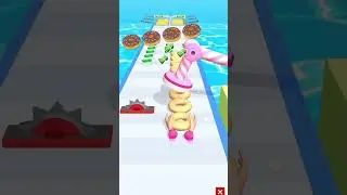 Donut 🍩🍩stack android cool game  01 #shorts #donuts #stack #android #cool